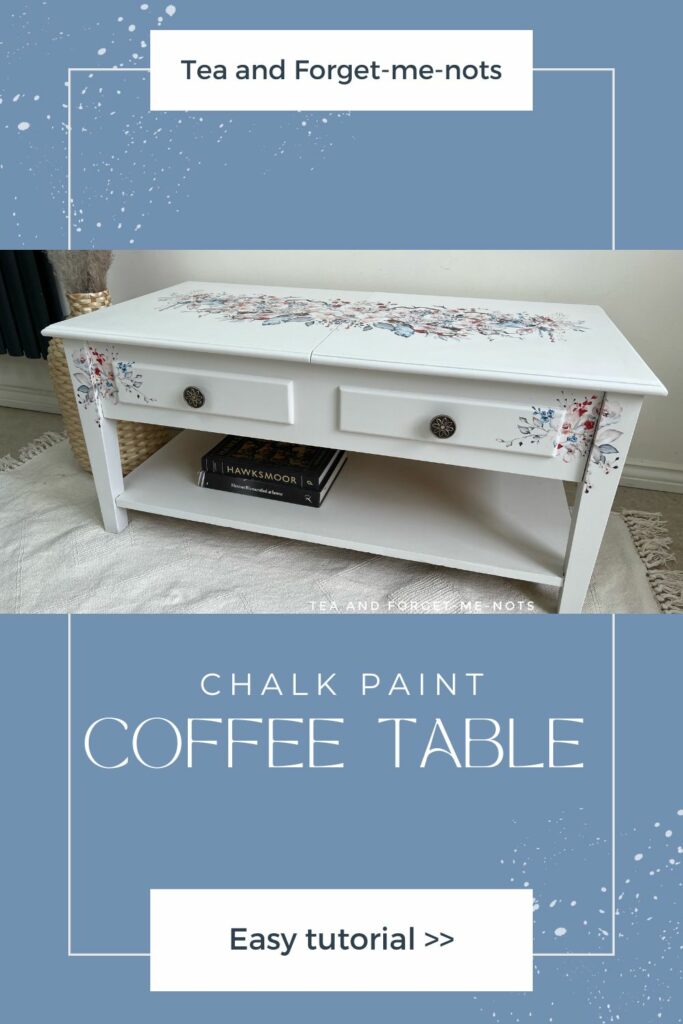 chalk paint coffee table pinterest pin