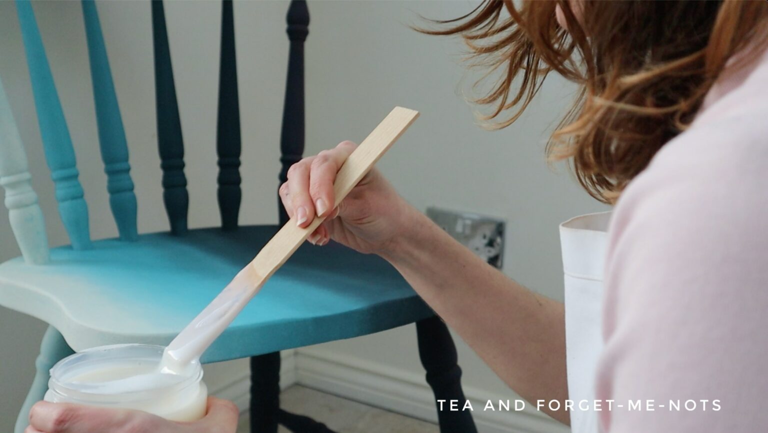 How To Paint Wooden Chairs Blending With Clay Paint Tea And Forget