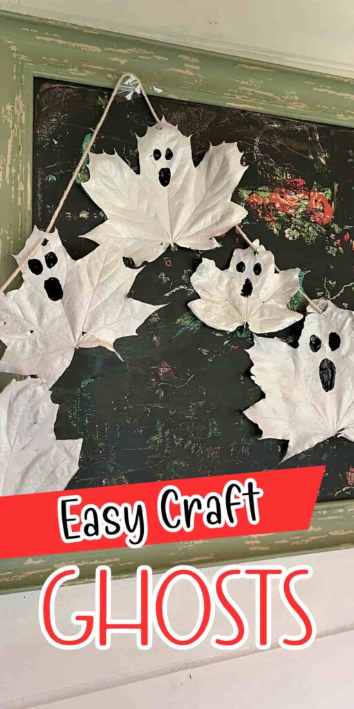 image shows halloween ghost craft.