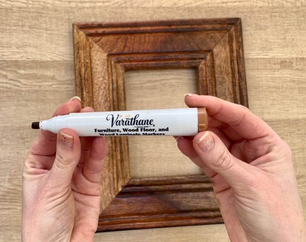 image shows varathane stain pen.