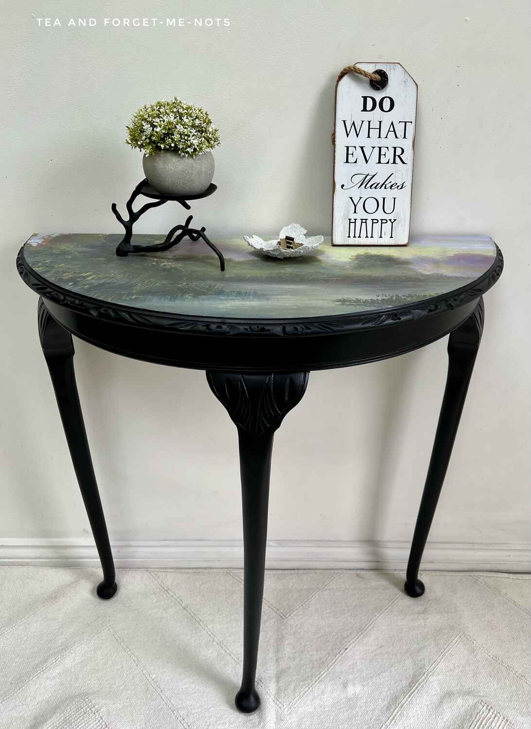 How to paint wood furniture black successfully – Tea and Forget-me-nots