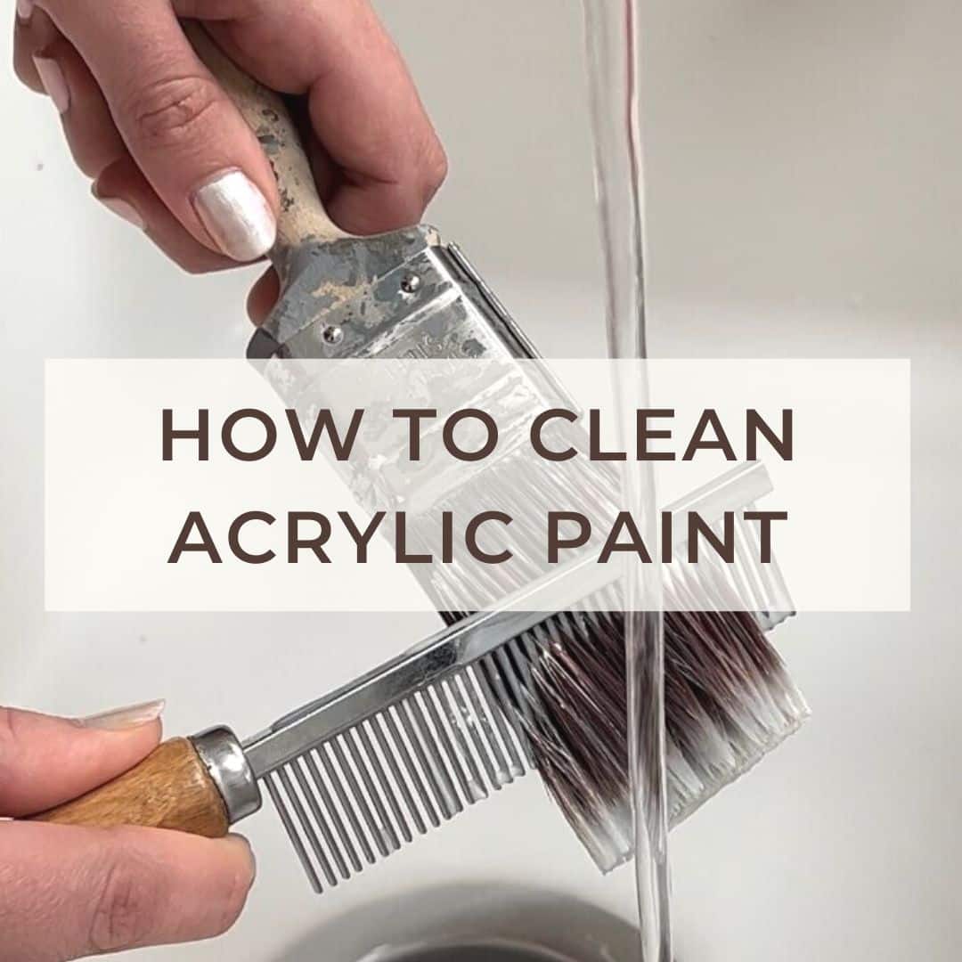 How To Clean Acrylic Paint Brushes Easily (8 Ways!) – Tea and Forget-me-nots