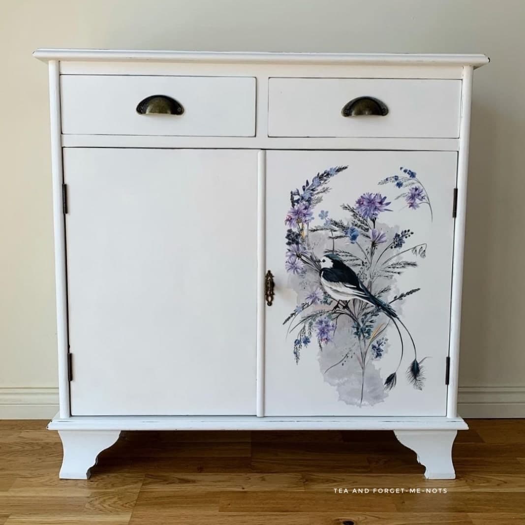 21 Pretty Ways to Use Rub On Transfers for Furniture Decor – Tea and ...