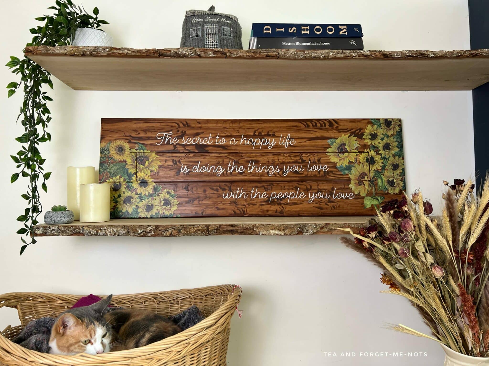 Upcycle Cabinet Door Into Repurposed Sign Project Tea And Forget Me Nots   Repurpose Old Cabinet Door 14 Min Scaled 