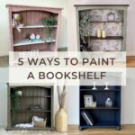 5 unique ways to paint a bookshelf