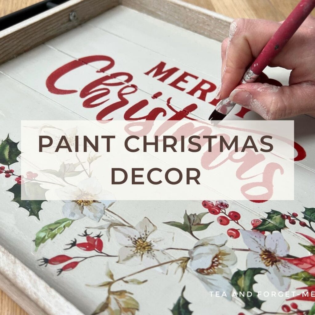 Easy Christmas Painting Ideas on Wood for Festive Home Decor – Tea and ...