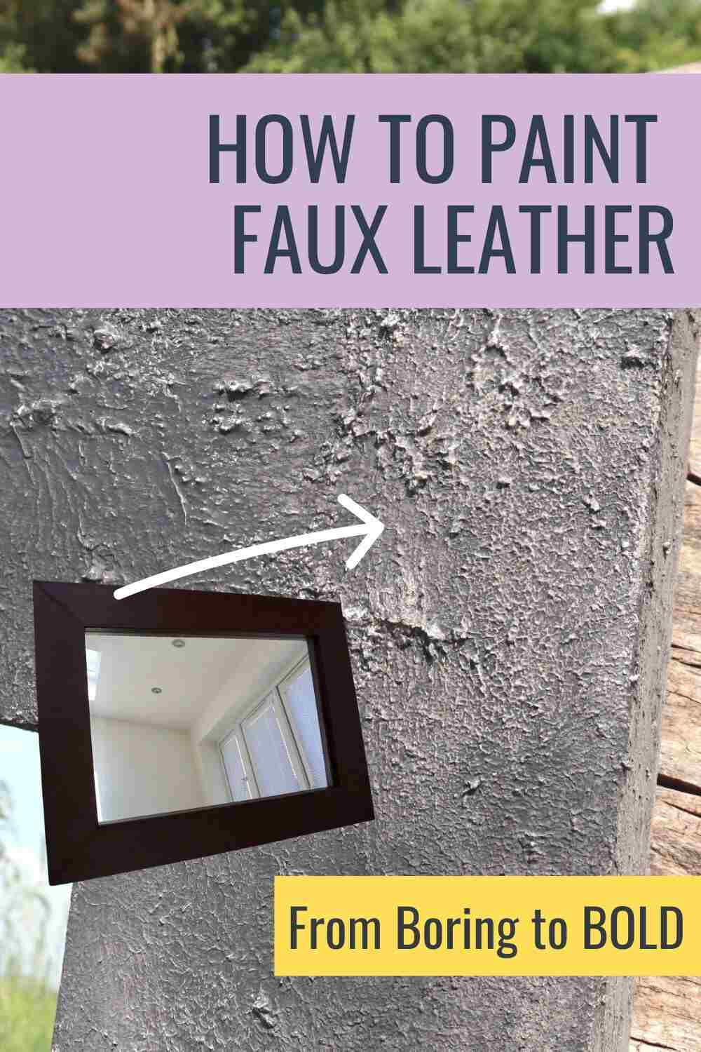 Paint Faux Leather Furniture in 4 Easy Steps Tea and