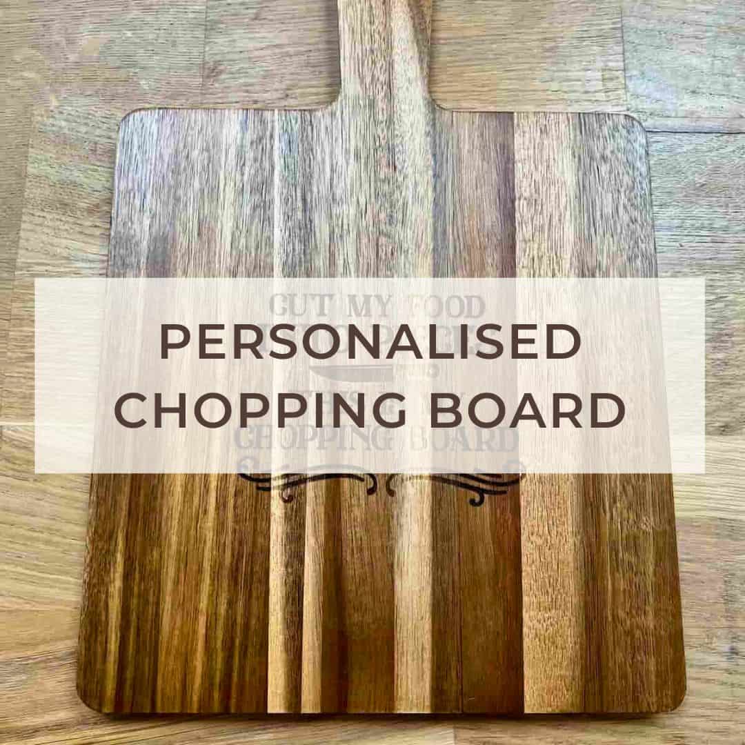 Personalised Laser Engraved Chopping Board for Custom Gift